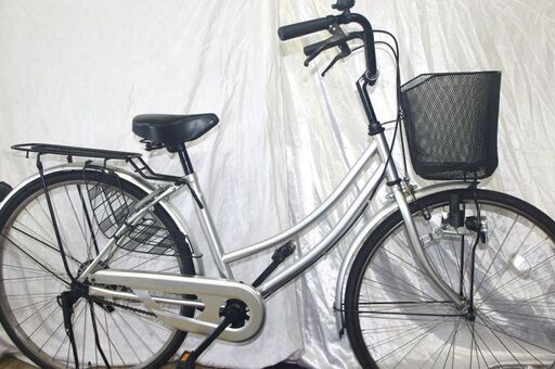 「中古」26インチファミリーサイクル/シルバー