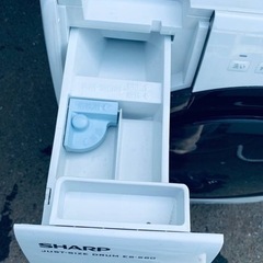 ♦️SHARP電気洗濯乾燥機【2014年式】ES-S60-WL