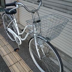 CASULY[かジュリー]RELAX(リラックス)27吋 ファッションファミリーサイクル 外装6段/ホワイト