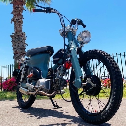 【値下げ8/2まで】カスタムバーハン カブ75cc 値下げ8/2まで】カスタムバーハン カブ75cc