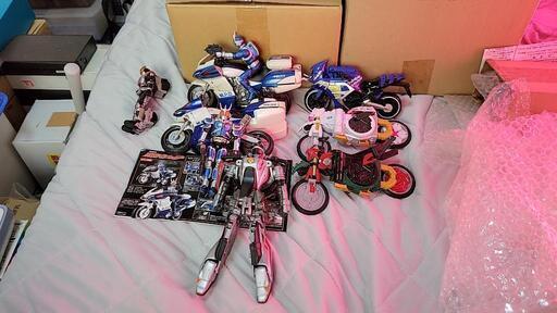 値下げコレクション整理昭和　平成の仮面ライダーフィギュア中古です！