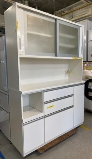 値下げしました！配達可【松田家具 キッチンボード】クリーニング済み【管理番号12207】