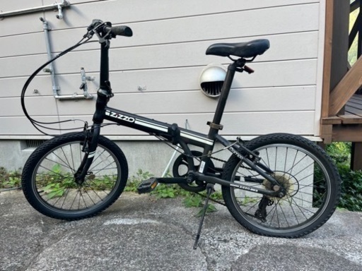 ※パンク zizzo 折り畳み自転車