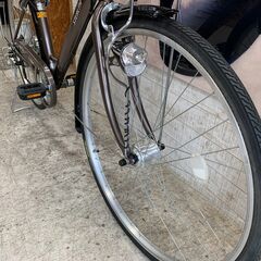 【愛品館江戸川店】丸石サイクル　27インチシティーサイクル　STEALTH ブラウン　ID:122-044404-007