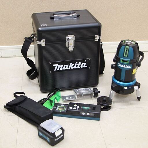 makita マキタ SK507GD 充電式屋内・屋外兼用墨出し器 レーザーレベル フルライン 受光器 ケース付 (D5854hrkxY)
