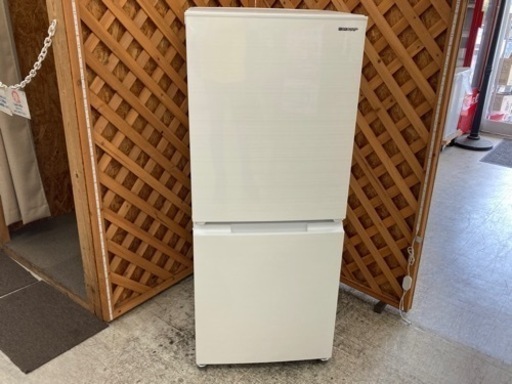 【愛品館江戸川店】保証充実 SHARP 2021年製 152L　2ドア冷凍冷蔵庫 SJ-D15G-W