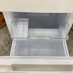 【愛品館江戸川店】保証充実 SHARP 2021年製 152L　2ドア冷凍冷蔵庫 SJ-D15G-W