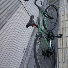 26吋 シティクロスバイク 7speed/マットグリーン