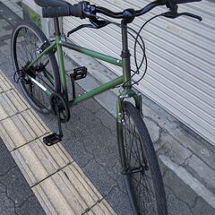 26吋 シティクロスバイク 7speed/マットグリーン