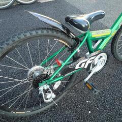 中古子供自転車3162 24インチ 6段ギヤ LEDダイナモライト 身長