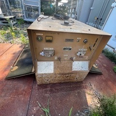 ディーゼルエンジン溶接機 エンジン始動確認 アーク確認出来ました。