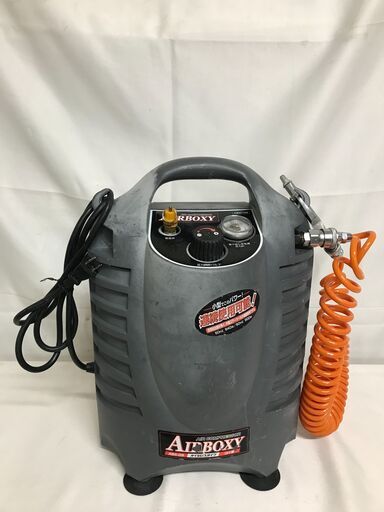 【北見市発】アサヒペン エアーコンプレッサー ABX-09 2012年製 シルバー DIY (D5865hshG)