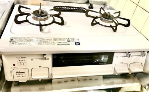 ◾️2021年式パロマ LPガス 右強火力 白　美品