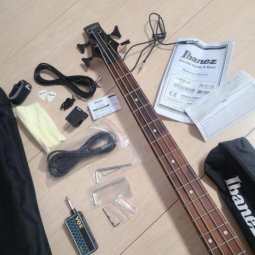 決まりました］4弦エレキベースセット【Ibanez GSR320 ブラック】
