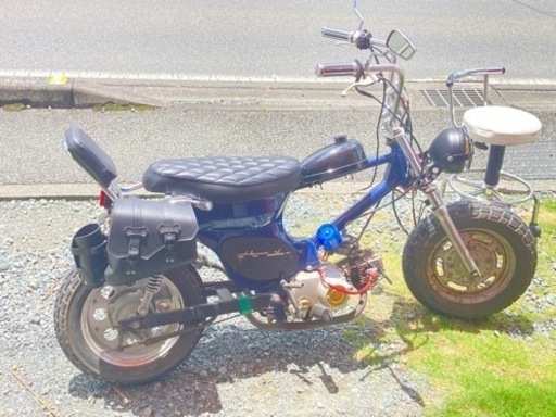 HONDA リトルカブ　カスタム　左マフラー　72cc クラッチ4速