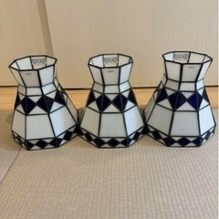 ODELIC製 ステンドグラス風 ペンダントライト 3個セット