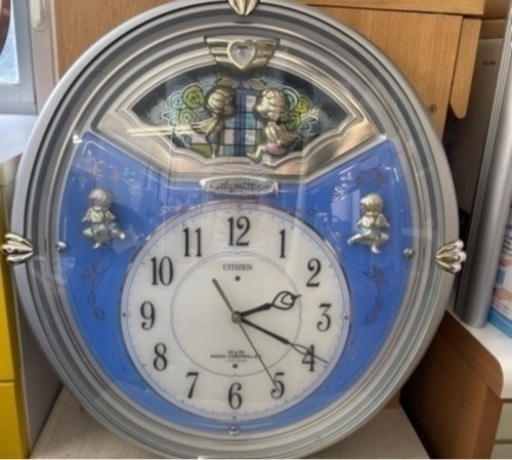 ☆オルゴール付き電波時計☆ National (現Panasonic)オルゴール時報