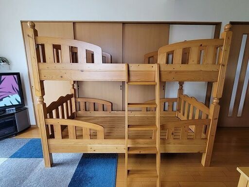 木製 二段ベッド 中古