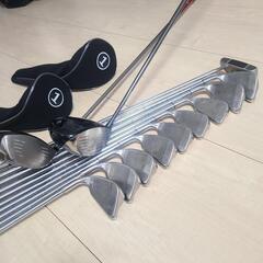 ［決まりました］ゴルフクラブ12本&スタンド式キャディバッグセット【テーラーメイド／キャロウェイ／カーバイト／ピン】