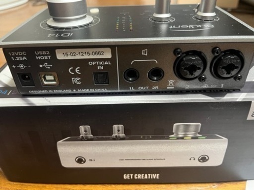 audient id14 オーディオインターフェース インシュレーター4個付き 