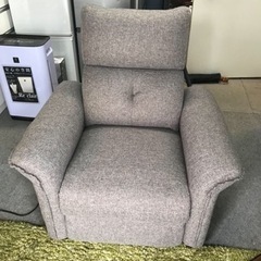 ニトリ 1人掛け 電動ソファ ソファー 布 程度良好 - 1人用ソファ 