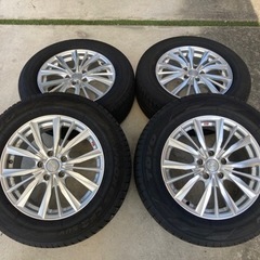 TOYO 225/65R17 レオニス 17インチ タイヤホイール中古4本セット CR-V エクストレイル CX-5等