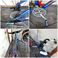 PEUGEOTクロスバイク26インチSHIMANO27段変速、カーボンフレームでこの価格!