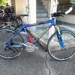 PEUGEOTクロスバイク26インチSHIMANO27段変速、カーボンフレームでこの価格!