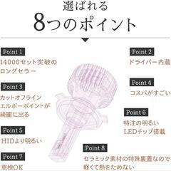 ヘッドライト フォグランプ28400cd(カンデラ) 爆光 ホワイト

