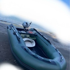 ゴムボートセット　2馬力ボート　3.3m 4人乗り