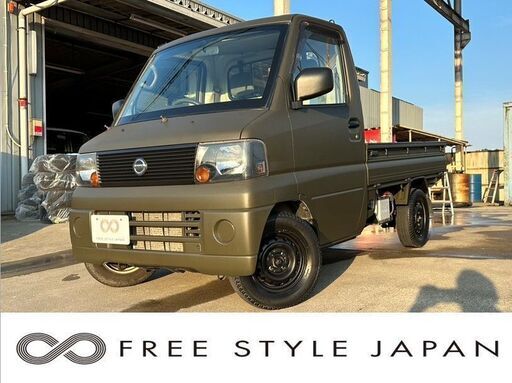 平成16年　日産　クリッパートラックDX　4WD/MT/エアコン/刷毛塗全塗装