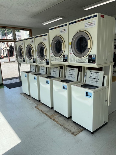 コインランドリー用洗濯機＆乾燥機のセット