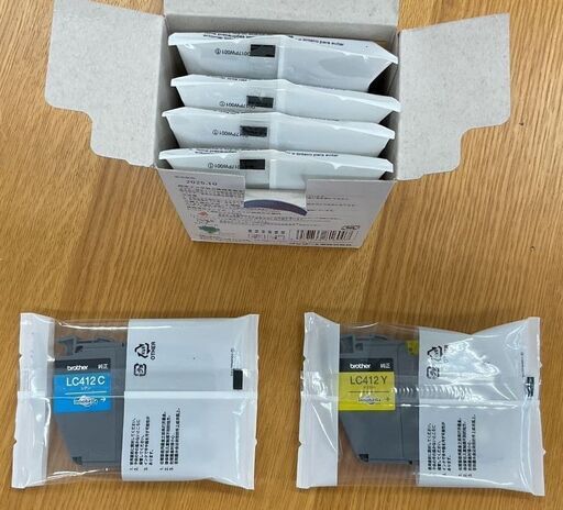 【未使用品】brother　ブラザー　インクカートリッジ　LC412-4PK/LC412Y/LC412C　【純正
