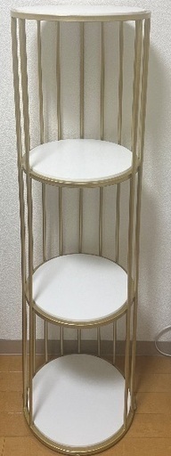 大理石調ゴールドシェルフ（飾り棚）