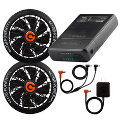 GB-POWER 長信ジャパン 24V 20Ah バッテリ・ファンセット ブラック GB424GF3 新品