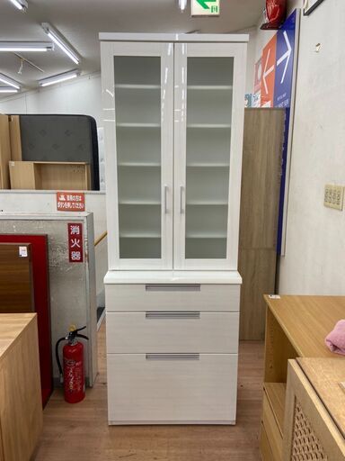 食器棚 キッチン家具 ニトリ 収納棚 大量収納 しょっきたな自社配送時代引き可※現金、クレジット、スマホ決済対応※