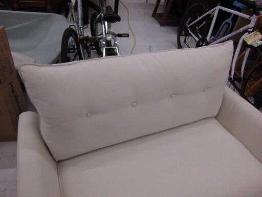 ニトリ　ベージュ 2人掛けソファ NITORI 2人掛け コンパクトソファ 幅132×奥行78×高さ78cm PACK4