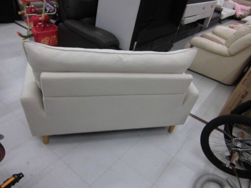 NITORI 2人掛け コンパクトソファ ファッション 幅132×奥行78×高さ78cm 