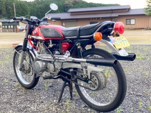希少 1969年式 ウルフT90 90cc 2スト スモールツイン 実働 スズキ