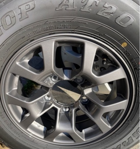 2024年 新車外しジムニーシエラ 4本セットJB74 純正アルミホイール