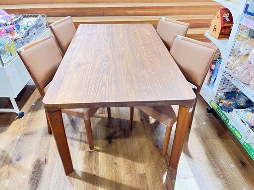 家具 生活家具 karimoku　ダイニング5点セット　ブラウン