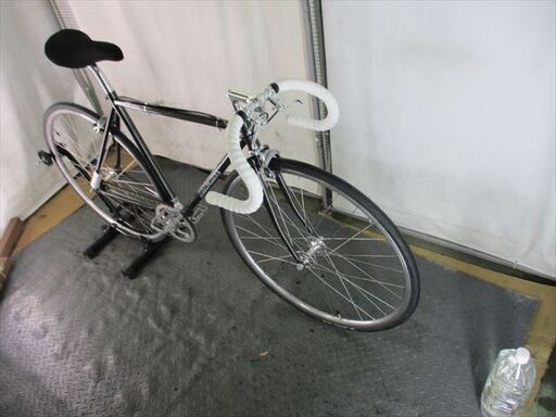D662☆25800円☆整備済み スポーツ中古自転車 ピストバイク ガンメタ 