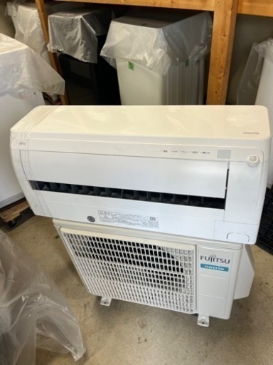 【分解洗浄済み】2021年製　富士通ノクリア　ルームエアコン冷房2.8kw/8〜12畳/取り付け可能