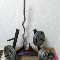 筋トレ　フリーラック　ダンベル　懸垂　