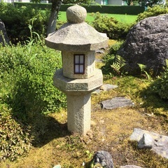 ☆中古品 灯篭（とうろう） 高さ：約1800㎜☆