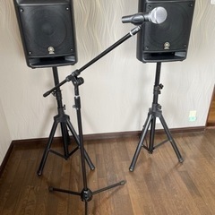 YAMAHA STAGEPAS 500 PAスタンド シュアSM58マイク マイクスタンド セット