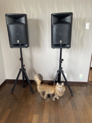 YAMAHA STAGEPAS 500 PAスタンド　シュアSM58マイク　マイクスタンド　セット\n