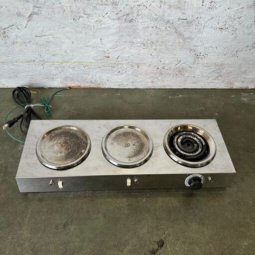 【kalita】 カリタ 3連 ハイウォーマー 100V 保温 湯沸 喫茶店 コーヒーメーカー Y0092