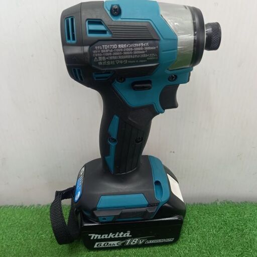 【中古美品　使用回数極少】makita マキタ TD173DRGX インパクトドライバー 18V【野田愛宕店】【店頭取引限定】管理番号：IT9DBLT9I12T