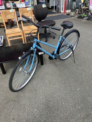 26インチ 自転車 ライトブルー 水色 ママチャリ シティサイクル サイクルベースあさひ No.853● ※現金、クレジット、スマホ決済対応※